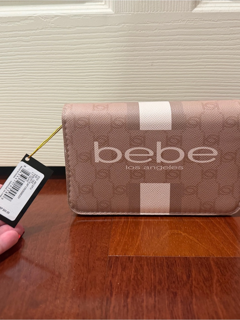 Bebe Paisley Light Taupe Crossbody Bag – NWT